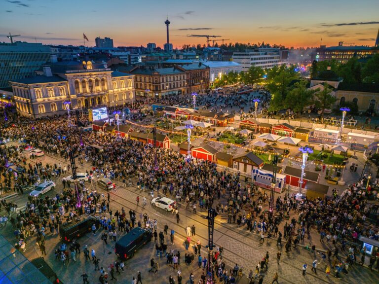 Ilmakuva Keskustorista.