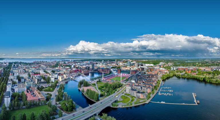 Dronekuva Ratinansuvannosta.